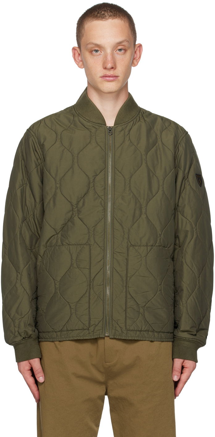 Quilted Bomber Jacket