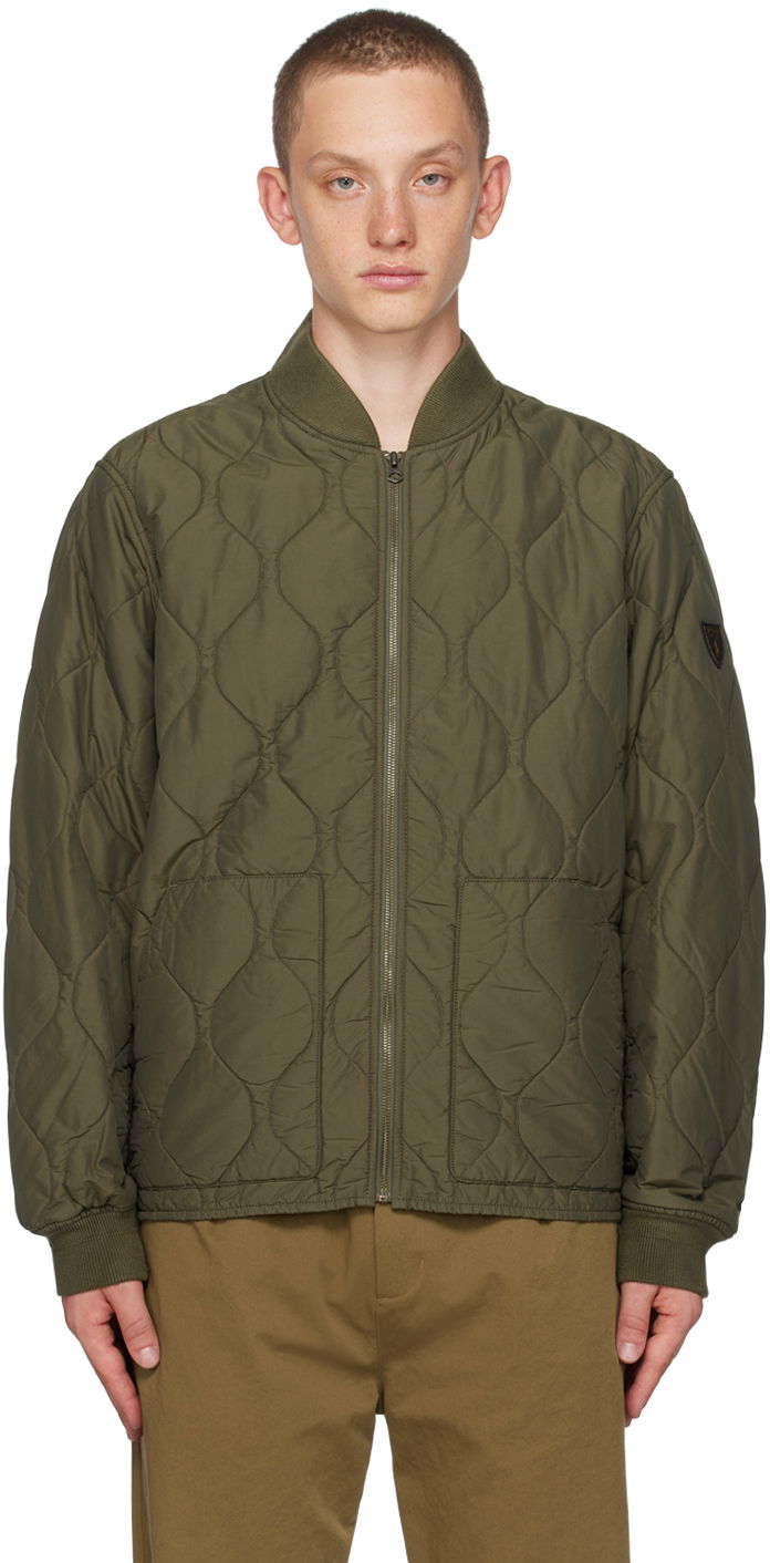 Bomber bunda Polo by Ralph Lauren Quilted Bomber Jacket Zelené | 710857267002, 0