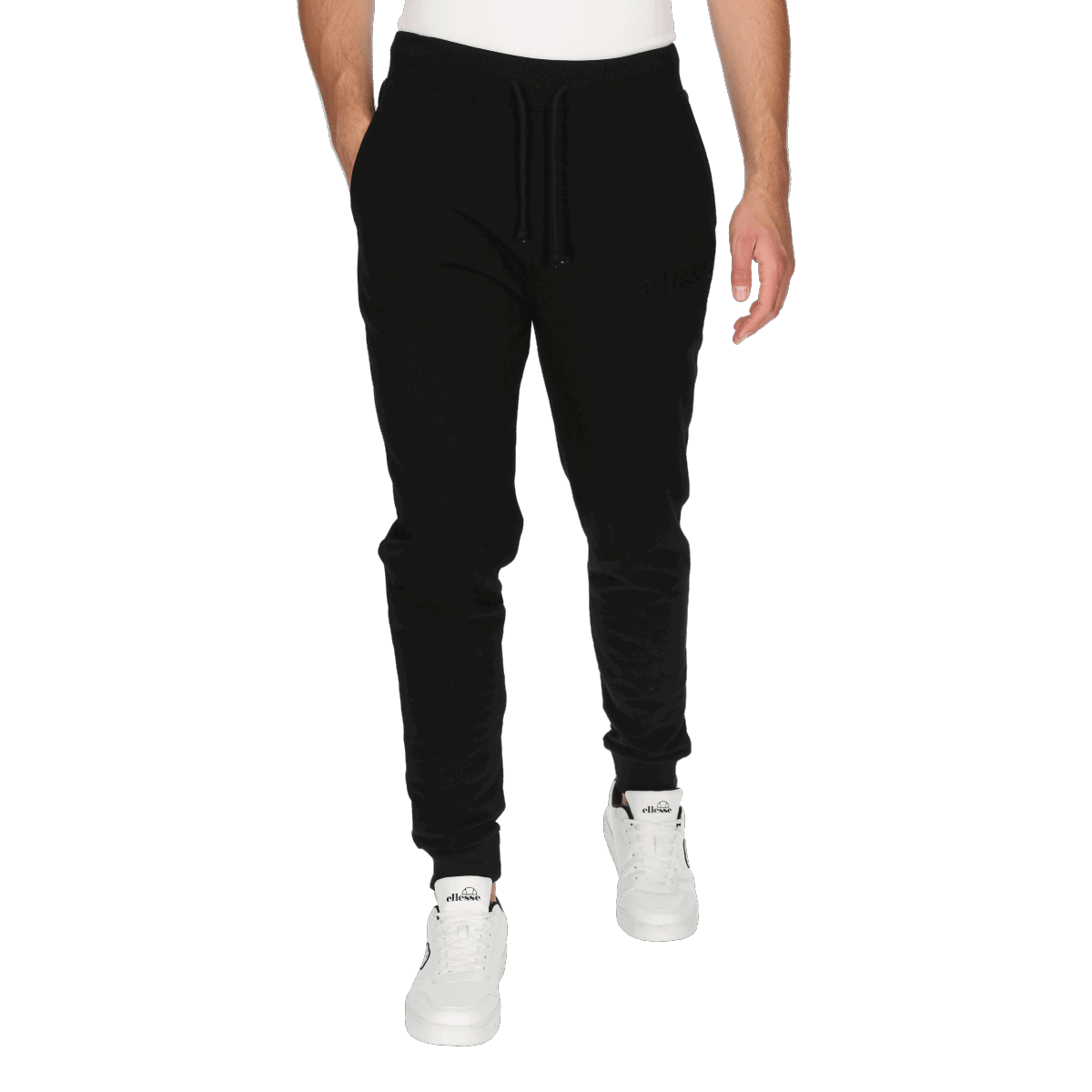 Nohavice Ellesse Italia Cuffed Pants Čierna | ELA223M102-01, 0