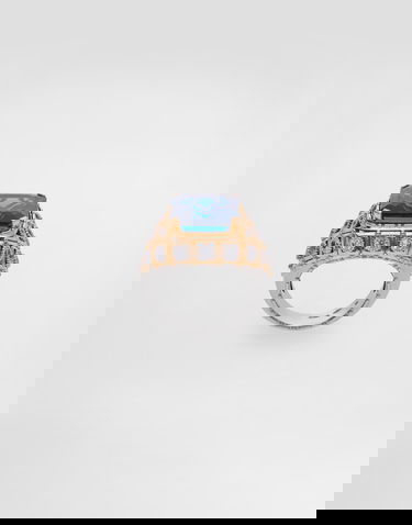 Prsteň Dolce & Gabbana Dolce & Gabbana Eleganza 18k Gold Ring with Topaz and Sapphires Modrá | WRSA2GWTOP187583, 1