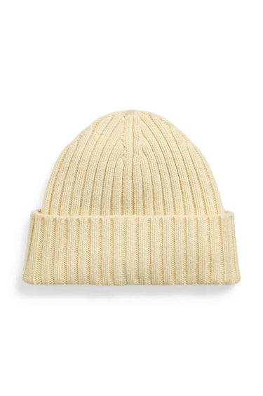 Kulicha Polo by Ralph Lauren Embroidered Logo Wool Beanie Béžová | 455961984, 1