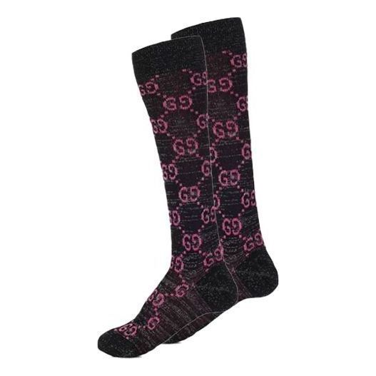 Ponožky Gucci Cotton Blend GG Pattern Socks Čierna | 476525-3G199-1072, 0