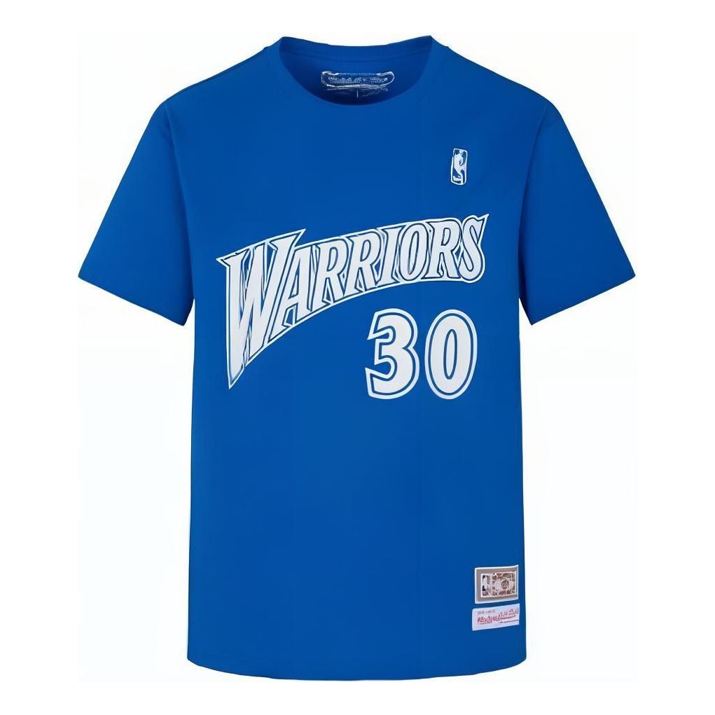 Tričko Mitchell & Ness Mitchell & Ness NBA Golden State Warriors Stephen Curry Number 30 T-Shirt Modrá | MNJYSST230133-ROYAL, 0