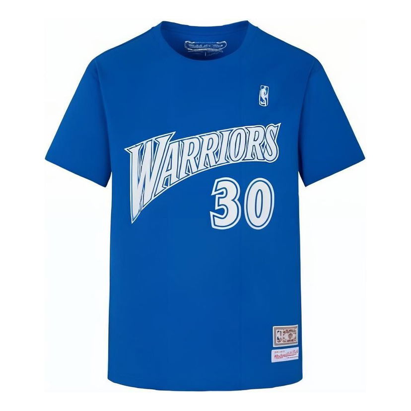 Tričko Mitchell & Ness Mitchell & Ness NBA Golden State Warriors Stephen Curry Number 30 T-Shirt Modrá | MNJYSST230133-ROYAL