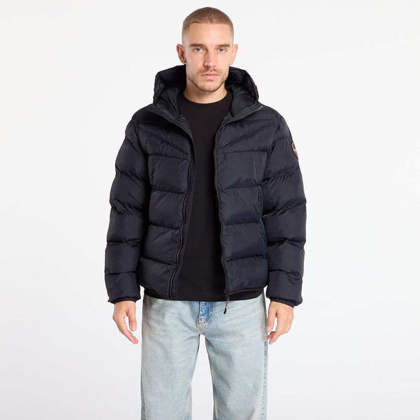 Prešívaná bunda Napapijri A-Molveno Hood Puffer Jacket Čierna | NP0A88V29411