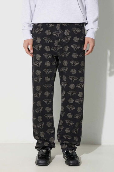Džínsy BILLIONAIRE BOYS CLUB Diamonds & Dollars Denim Jeans Čierna | B23412, 0