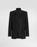 Dolce & Gabbana Sicilia Single-Breasted Pinstripe Jacket