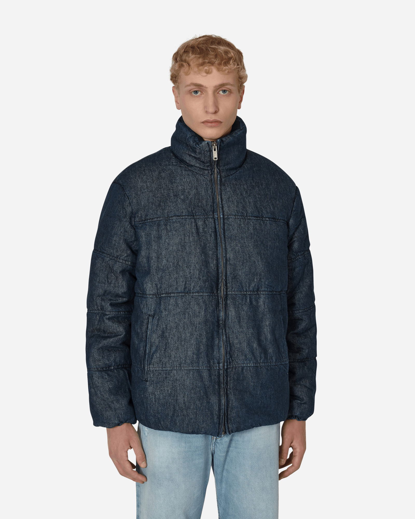 Denim Puffer Jacket