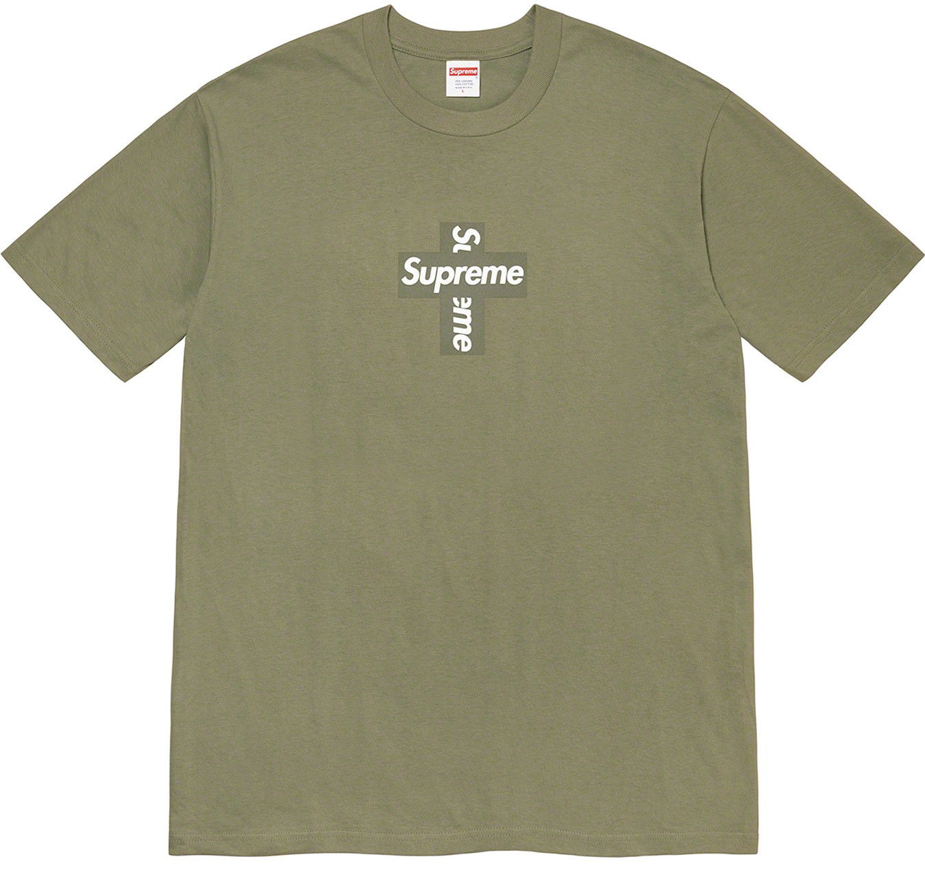 Supreme Cross Box Logo T-Shirt Size S