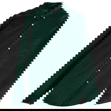 Košeľa Portuguese Flannel Lobo Button Down Corduroy Shirt Zelené | AW25051-GRN, 1