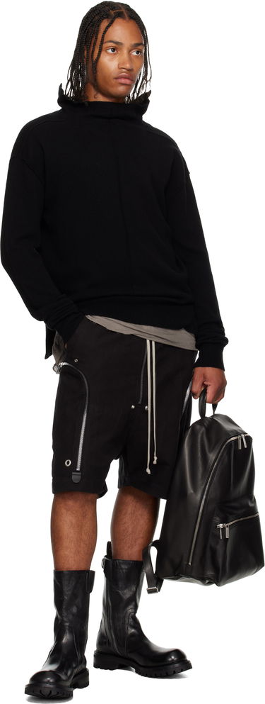 Batoh Rick Owens Rick Owens Concordians Leather Backpack Čierna | RA02E0771 LCN, 3