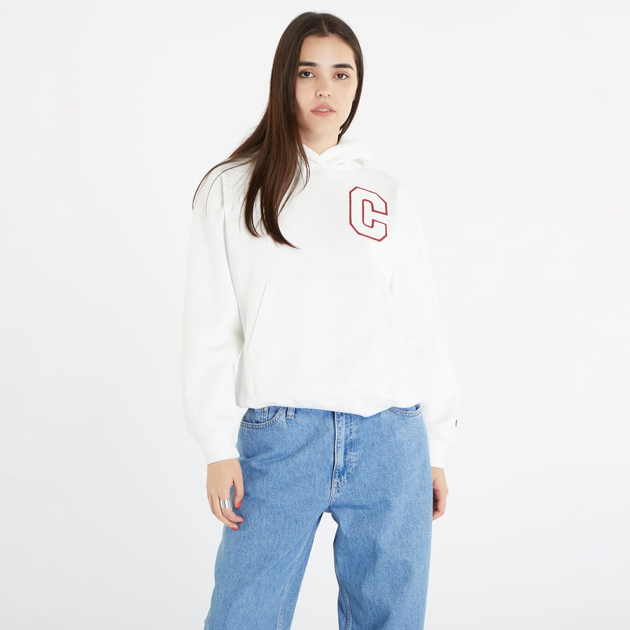 Mikina Champion Hooded Sweatshirt Biela | 116630 CHA WW033, 0