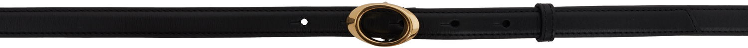 Opasok LANVIN Lanvin Petale Leather Belt Čierna | AW-BEBCB1-VEPE-P25, 0