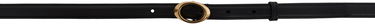 Opasok LANVIN Lanvin Petale Leather Belt Čierna | AW-BEBCB1-VEPE-P25, 0