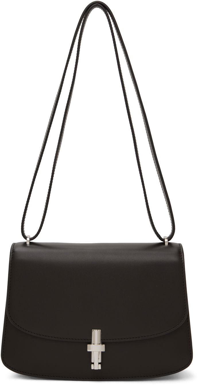 Taška cez rameno The Row Sofia 8.75 Leather Shoulder Bag Čierna | W1603-L60, 0