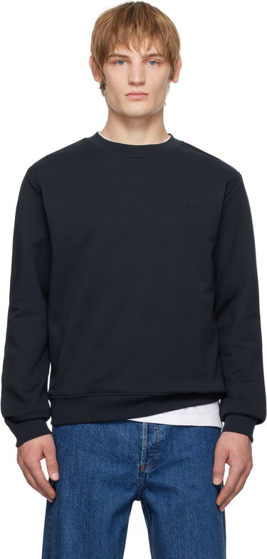 Mikina A.P.C. Standard Embroidered Logo Sweatshirt Čierna | COHBY-M27919, 0