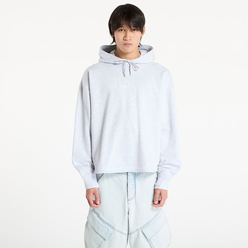 Mikina adidas Originals Santa Monica Cropped Hoodie Šedá | JX6132