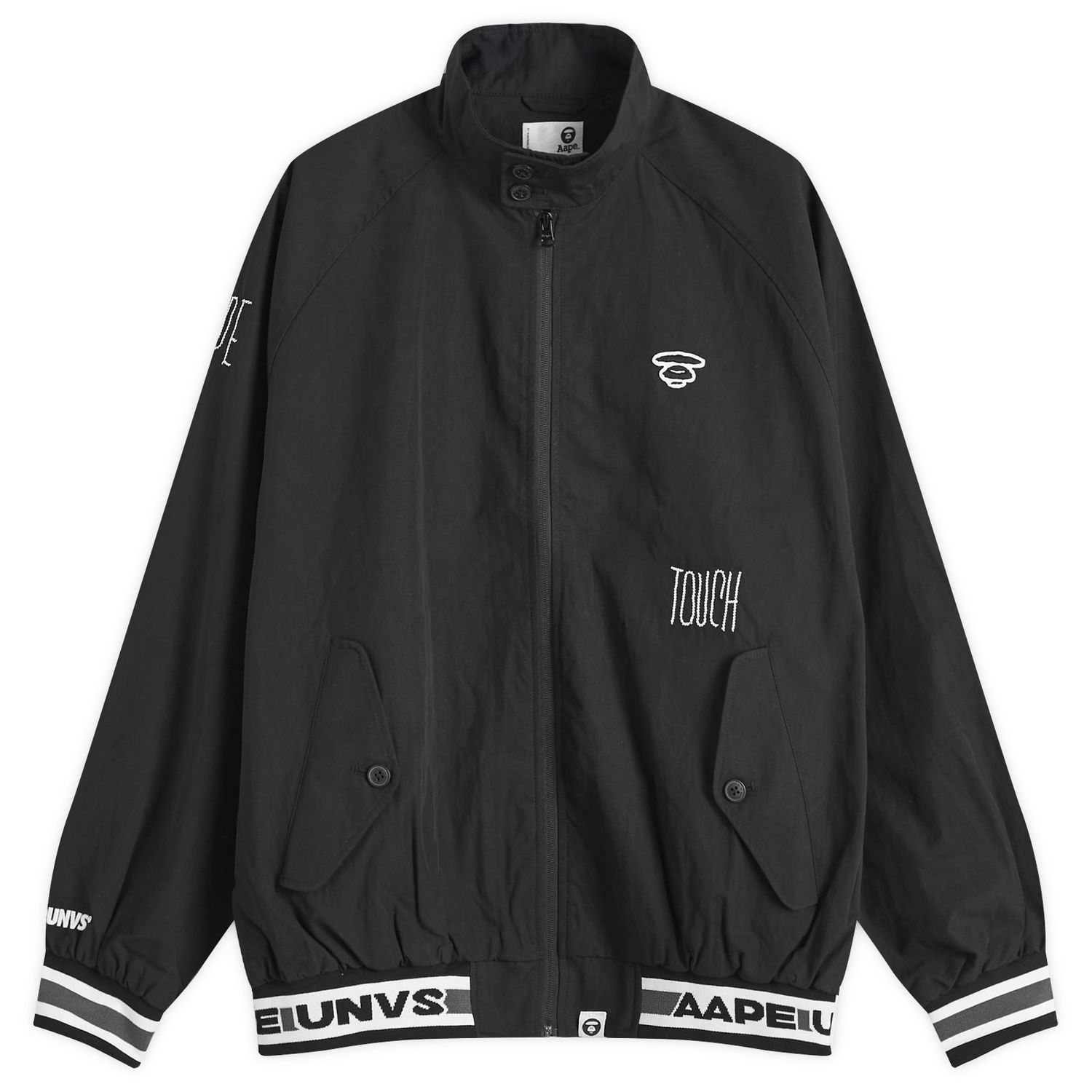 Vetrovka AAPE by A Bathing Ape AAPE Cotton Driving Jacket, Size Large Čierna | AAPLJM7643XXMBKX, 1