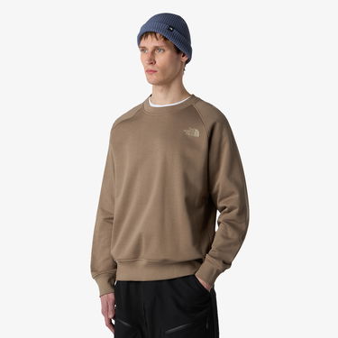 Mikina The North Face The North Face Raglan Box NSE Crew Sweatshirt Hnedá | NF0A89FAE1Q1, 1