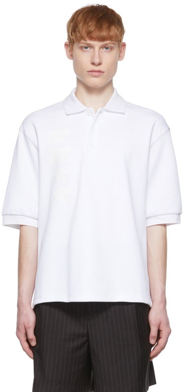 Polo tričko We11done We11done Cotton Polo Shirt Biela | WD-TT1-22-537-U-WH, 0