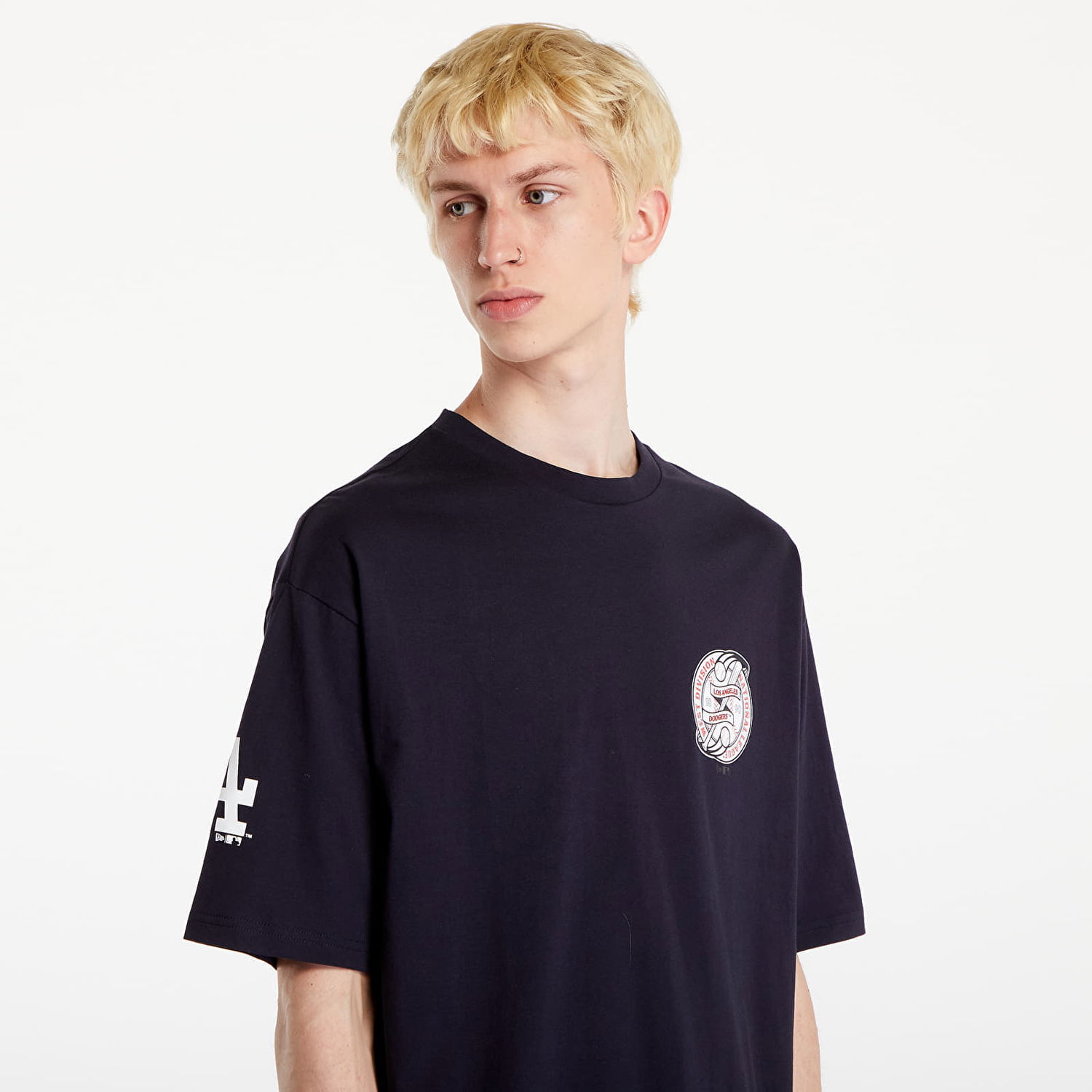 Tričko New Era MLB Graphic OS Tee Los Angeles Dodgers Navy/ White Navy | 60502563, 1