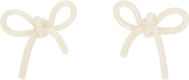 Náušnice SHUSHU/TONG SHUSHU/TONG YVMIN Edition Bow Earrings Biela | AW2020AC16 PLA001, 0