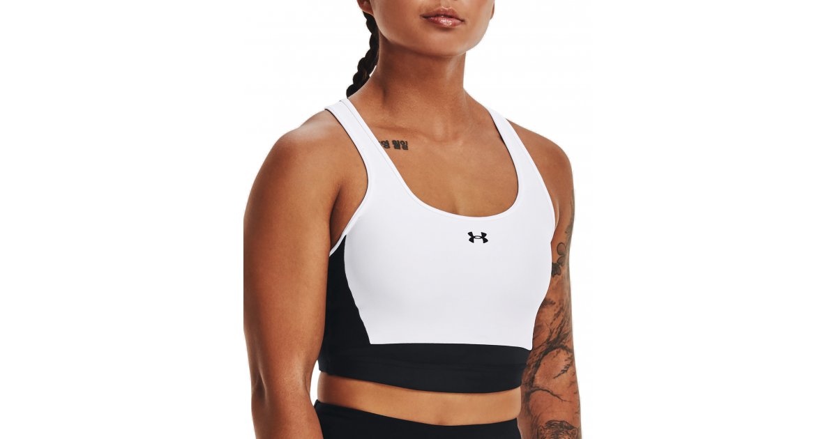 Podprsenka Under Armour Crossback Longline Sports Bra Biela | 1372798-001, 1