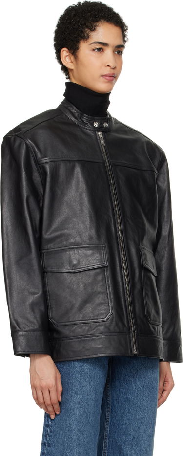 Bunda Anine Bing Henry Leather Jacket Čierna | A-01-10189-000, 1
