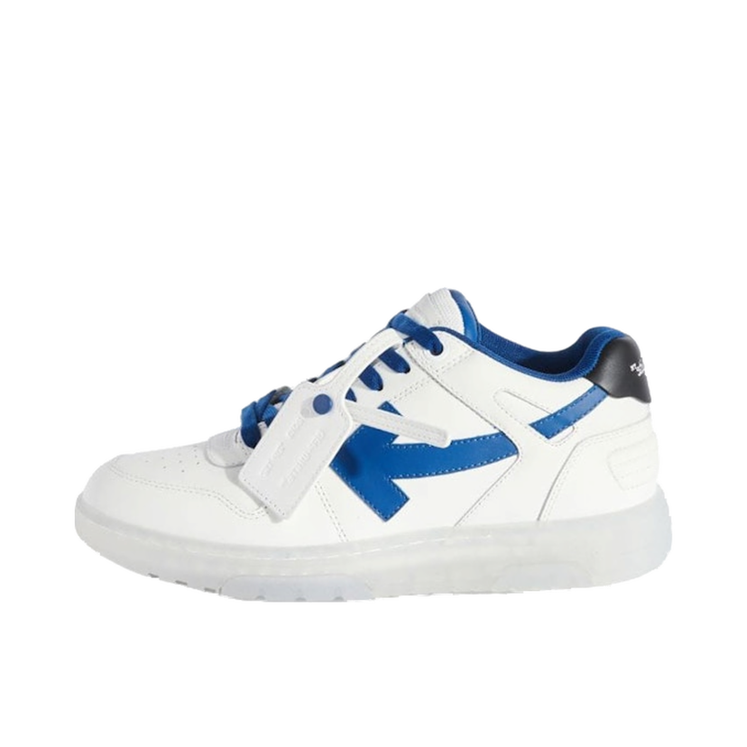 Tenisky a topánky Off-White Out Of Office OOO Low Tops White Navy Blue Biela | OMIA189S24LEA0100146