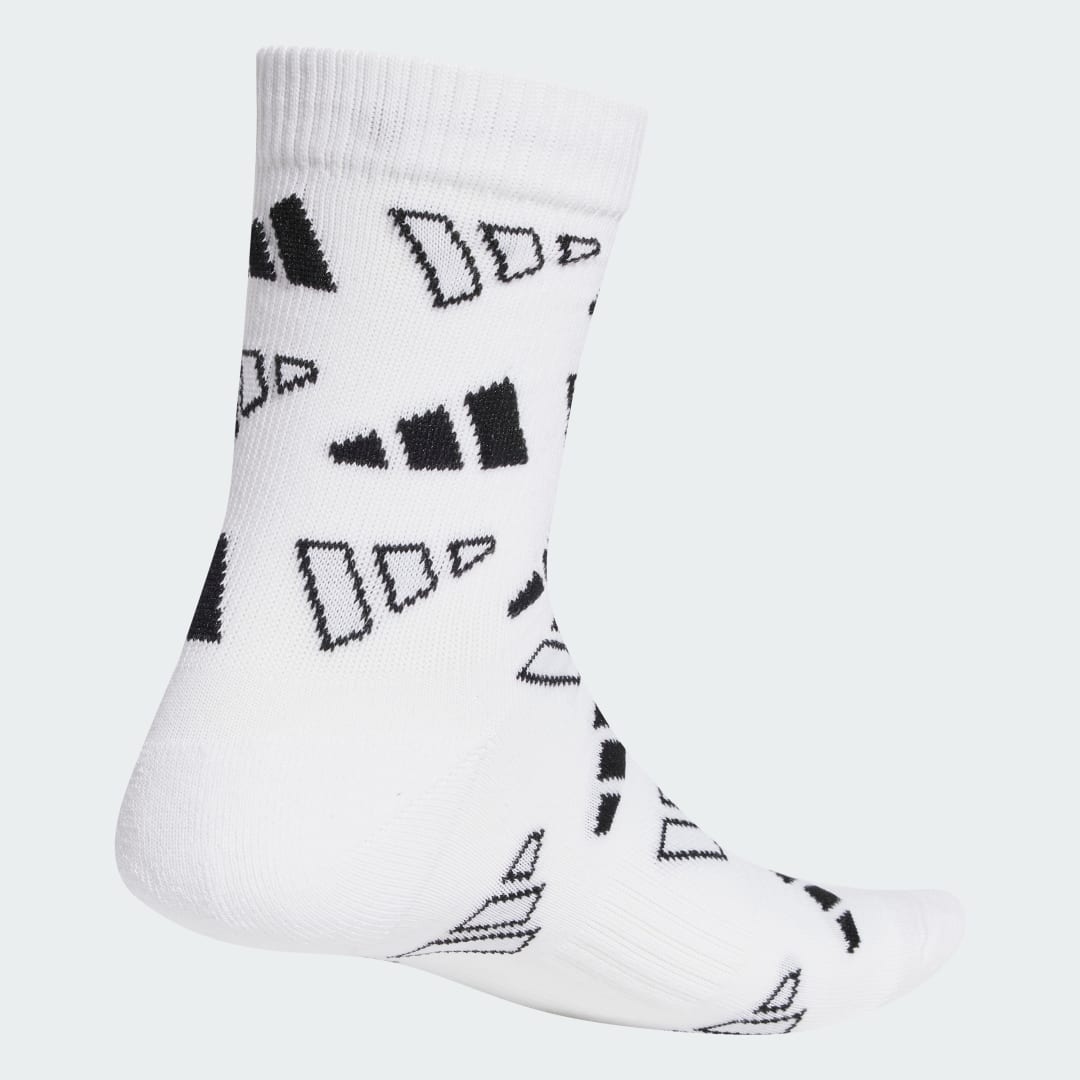 Ponožky adidas Performance Mid-Cut Socks With Graphic Logo Biela | JJ1142, 0