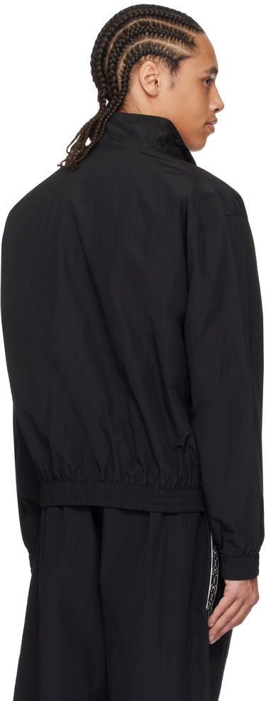 Vetrovka Marine Serre Marine Serre Recycled Nylon Track Jacket Čierna | UJA053B CWOV0041, 2