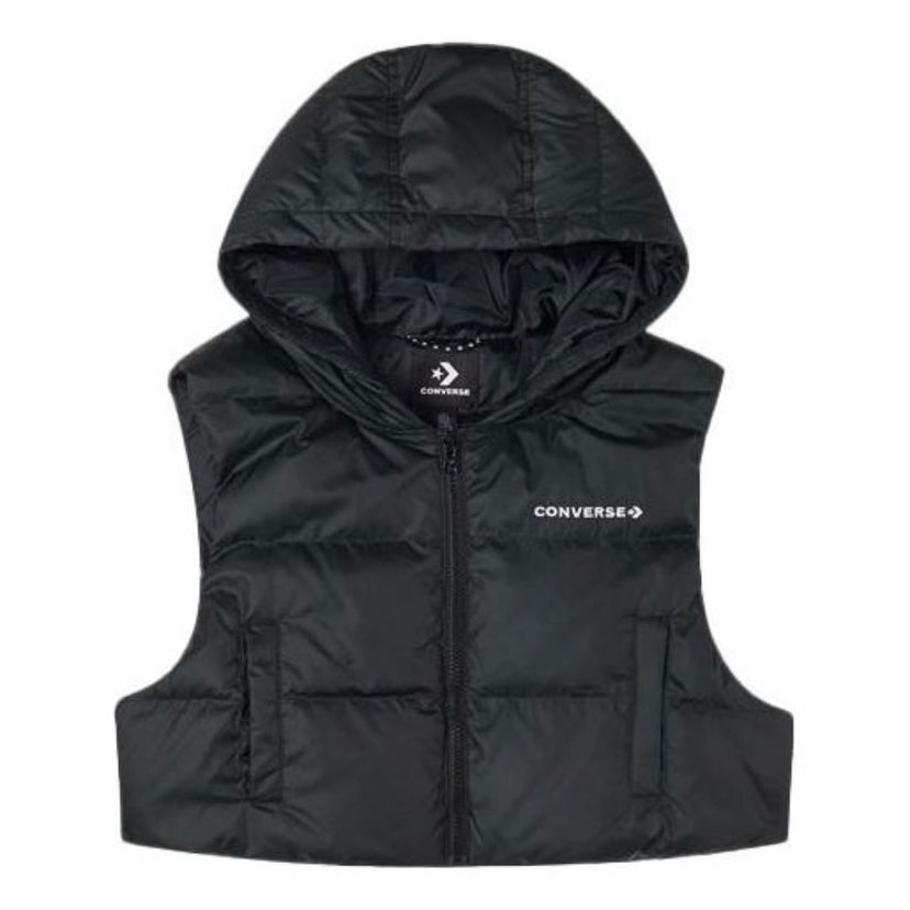 Vesta Converse Convertible Long Down Vest Čierna | 10021982-A02
