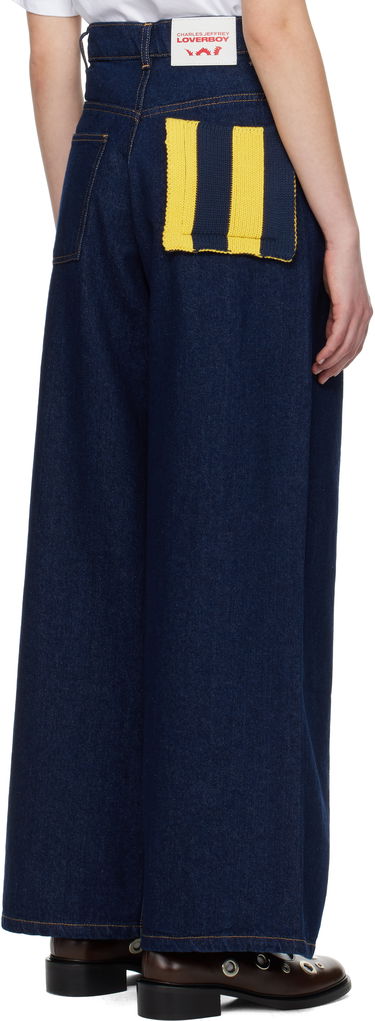 Džínsy Charles Jeffrey Loverboy Charles Jeffrey LOVERBOY Wide Leg Jeans Modrá | 054040502, 2