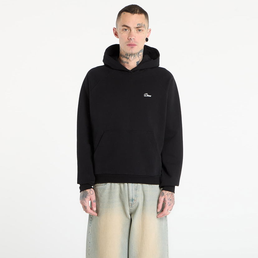 Mikina Dime Cursive Small Logo Hoodie Čierna | DIMEHO2545BLK