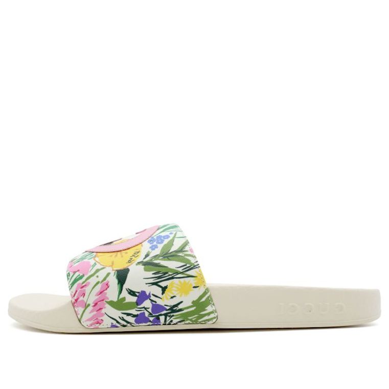 Tenisky a topánky Gucci Ken Scott Print Slide Sandals Biela | 645925-2L320-9261