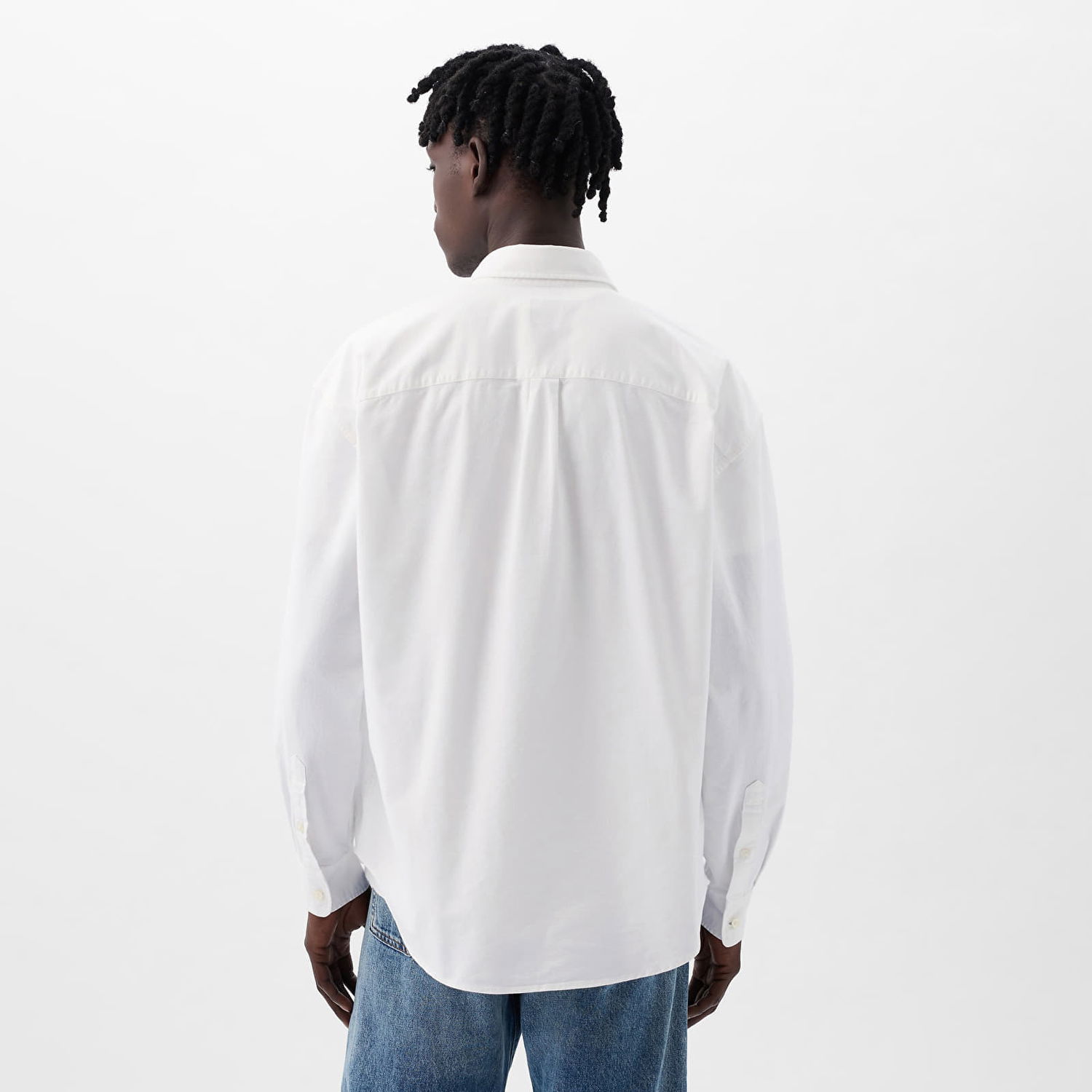 Košeľa GAP Shirt Standard Logo Oxford Shirt Optic White XL Biela | 887258-02, 1