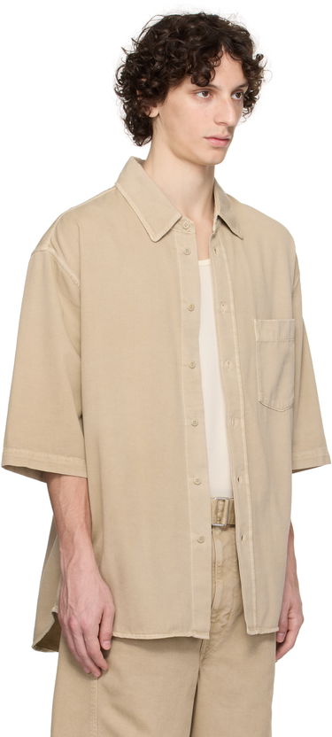 Košeľa LEMAIRE Lemaire Short Sleeve Denim Shirt Béžová | SH1174 LD1044, 1