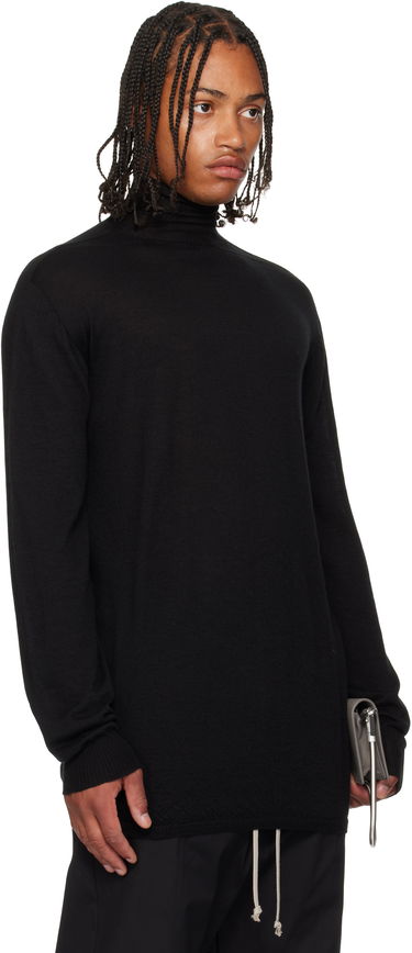 Sveter Rick Owens Rick Owens Concordians Oversized Turtleneck Sweater Čierna | RU02E1626 WS, 1