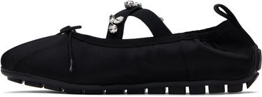 Šaty Simone Rocha Simone Rocha Embellished Grip Ballerina Flats Čierna | BPT1B 0755, 2