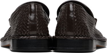 Tenisky a topánky Bottega Veneta Bottega Veneta Square-Toe Woven Loafers Hnedá | 827137V5R702113, 1