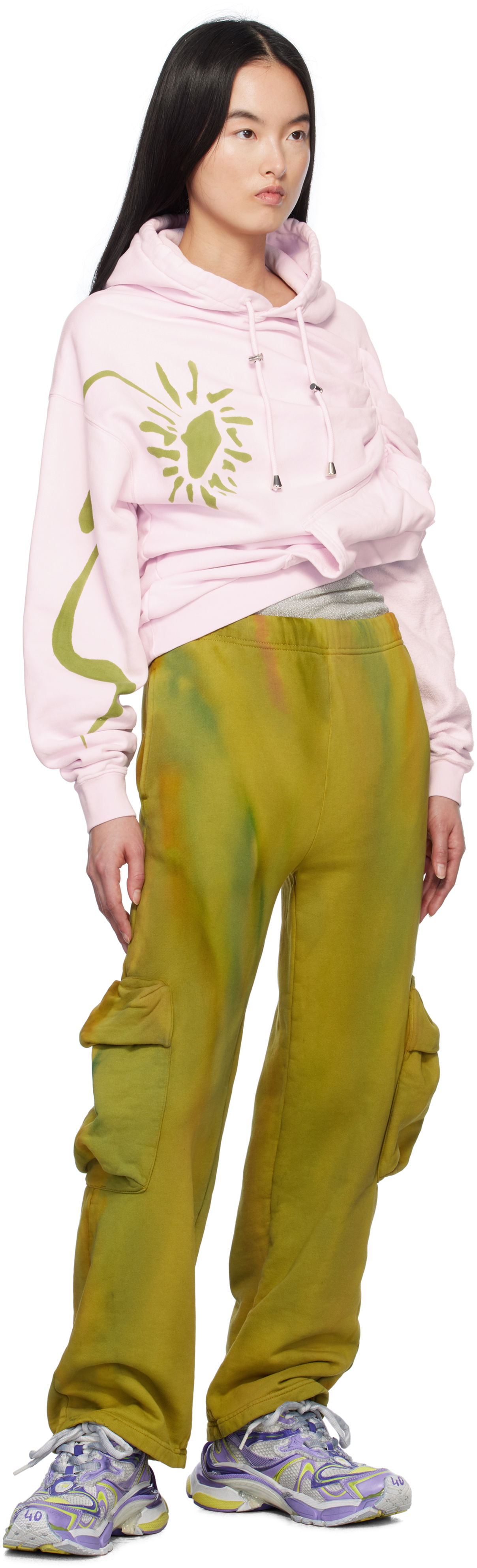 Collina Strada Eva Draped Hoodie