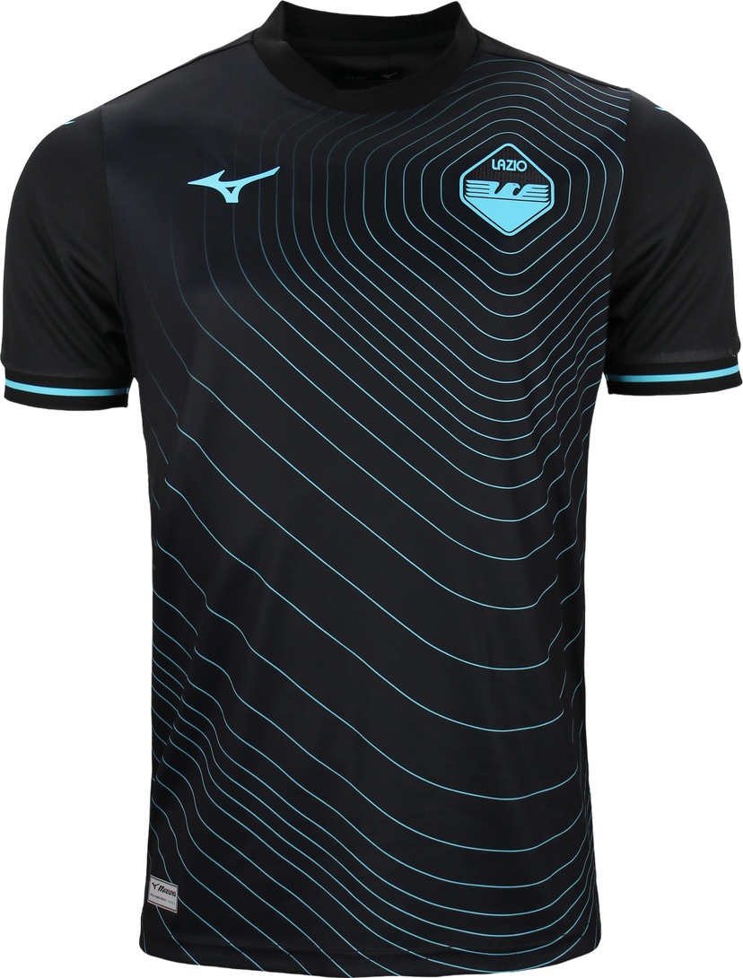 Dres Mizuno Mizuno Lazio Roma 3rd Jersey 2024/2025 Čierna | p2gabx09-09