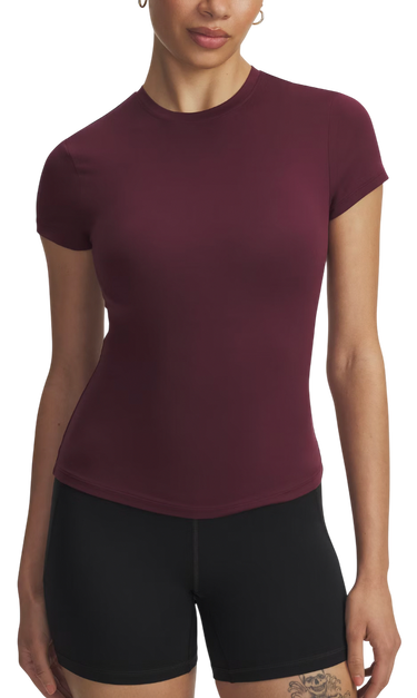 Tričko Under Armour Meridian Core Fitted Short Sleeve T-Shirt Vínová | 6000341-600, 0