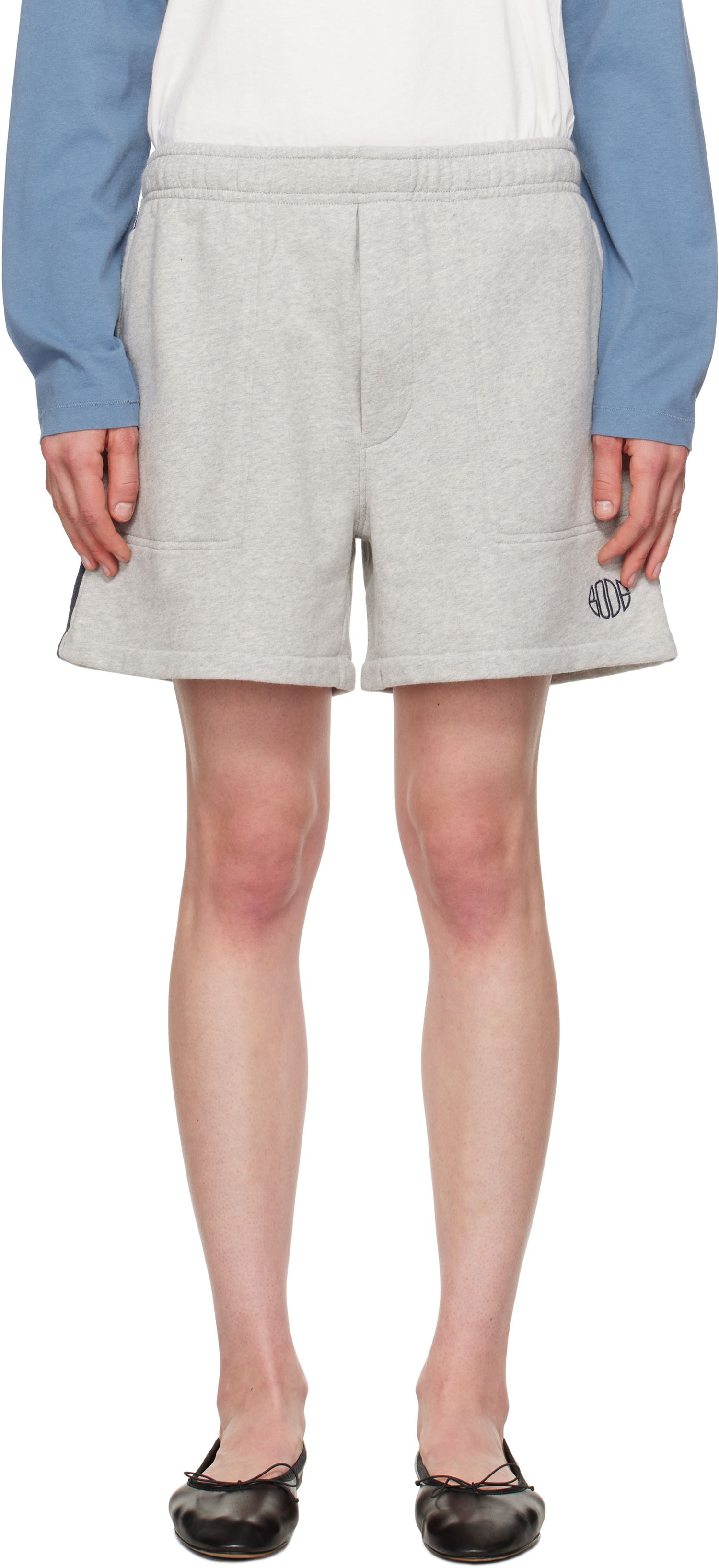 Šortky Bode Bode Crew Sweat Shorts Šedá | MRS25CS023, 0