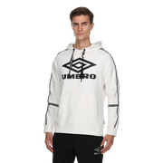 Retro Hoodie with Logo and Sleeve Taping