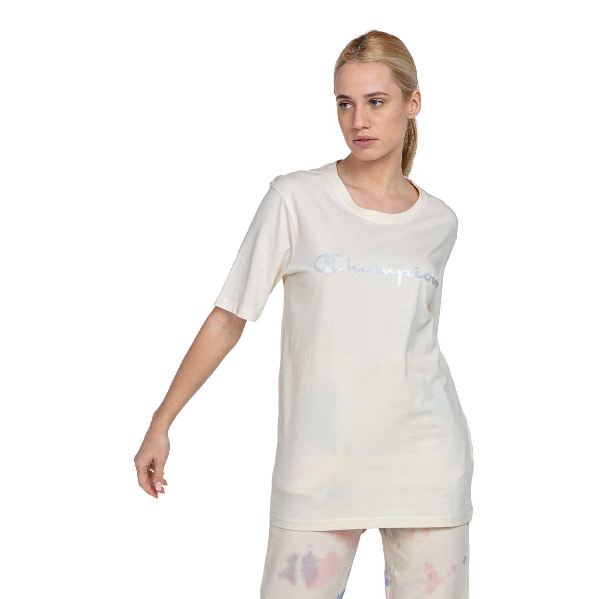 Tričko Champion SIMPLE T-Shirt Béžová | 116955-WW002, 0