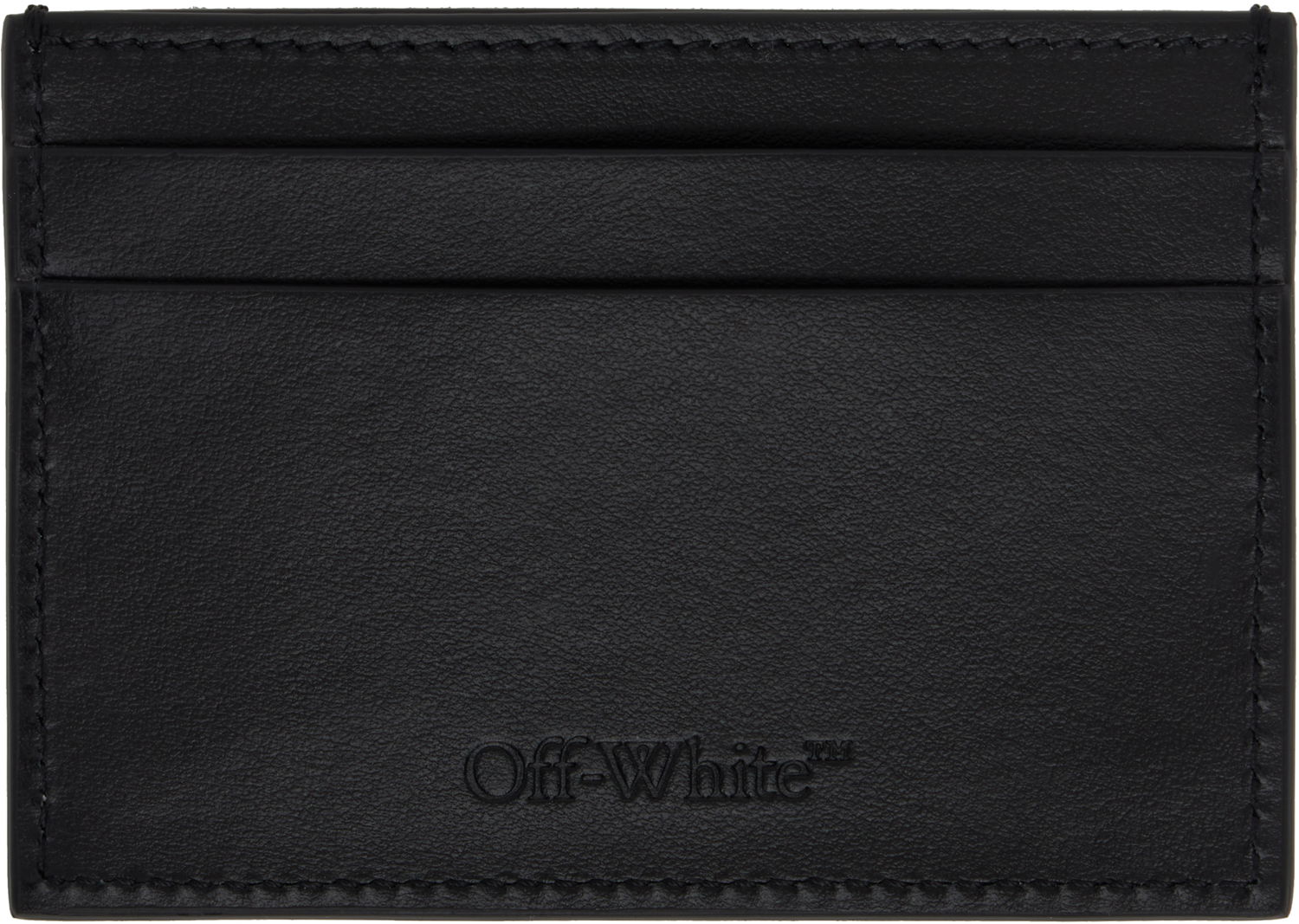 Peňaženka Off-White Heritage Leather Card Holder Čierna | OMND09BC99LEA0011001, 1