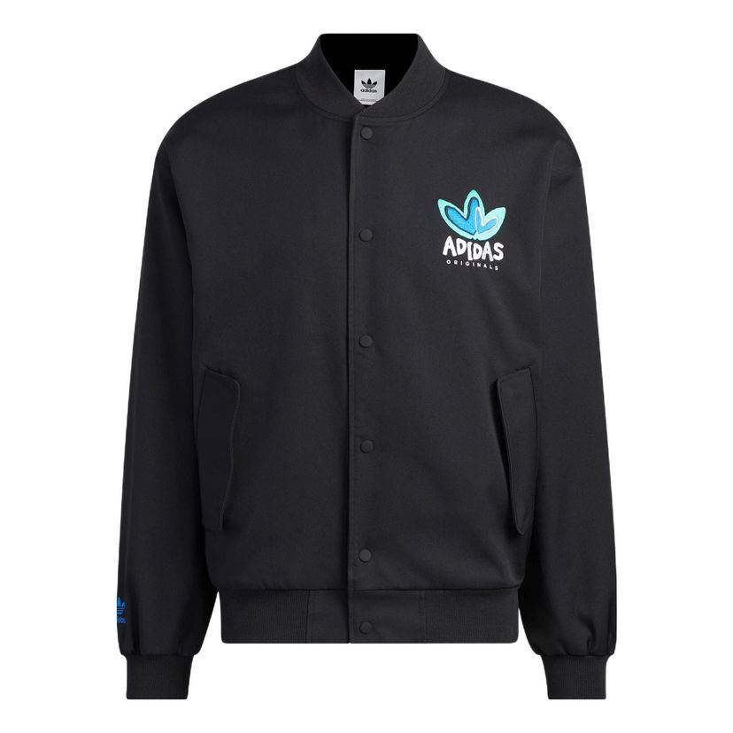Bomber bunda adidas Originals Designer Logo Men's Bomber Jacket Čierna | IK8663