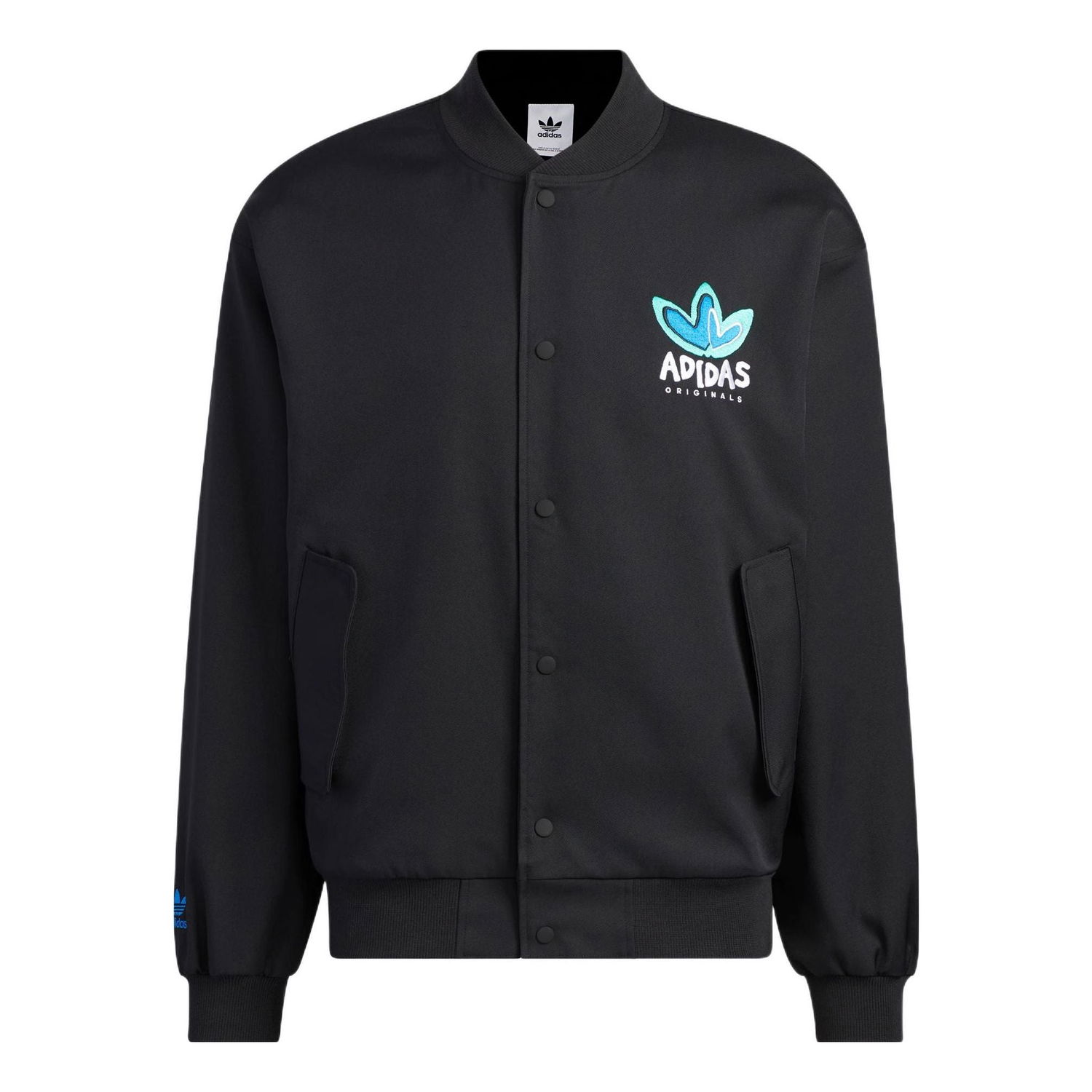 Bomber bunda adidas Originals Designer Logo Men's Bomber Jacket Čierna | IK8663, 0