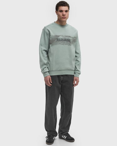 Sveter Napapijri B-Vanni Sweatshirt Zelené | NP0A4IC8G1X1, 2